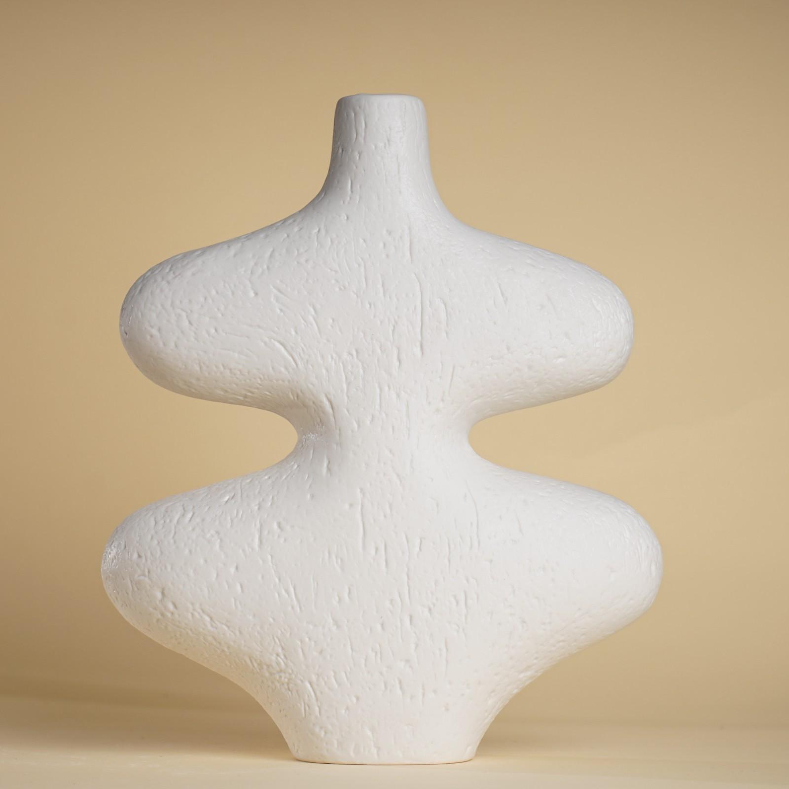 

CAPIRON-Scandinavian Ceramics Vase, White Interior House Decoration, Aesthetic Desk, Bedroom Office Bookshelf, Wedding Decor