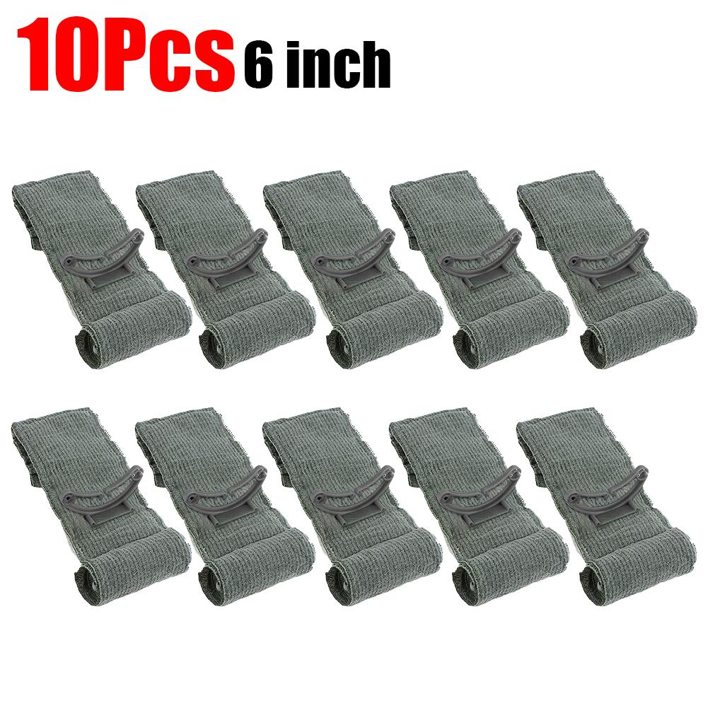 10-1 Stk. 4/6 Zoll Kampftrauma-Verband Multifunktionaler medizinischer Kompressionsverband Tragbar Sterile Verpackung für Notfälle im Freien