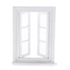 Handmade Wood Window Furnishings for Doll Room/ Bedroom/ Dining Room, 3pcs Set
