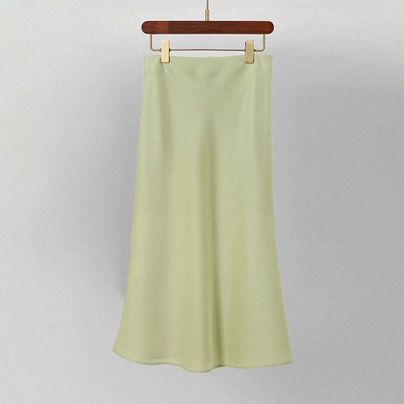 

Комплект из рубашки и юбки из двухстороннего триацетатного атласа для женщин - Новая коллекция весна/лето XL