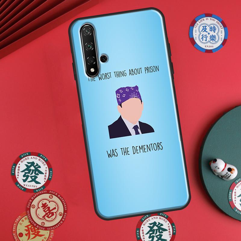 

The Office Prison Mike For Huawei P20 P40 P30 Lite P60 Pro Nova 12s 11i 12i 10 9 SE 5T Y91 Y90 Y60 Y70 Y72 Y61 Case Huawei P20 Lite