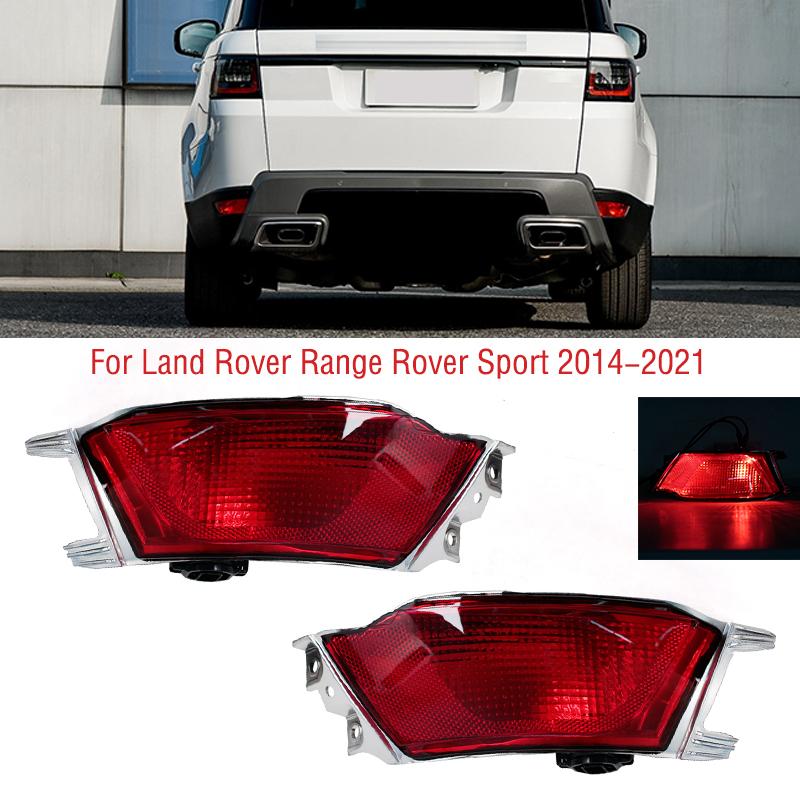 LR043985 LR043983 Rear Bumper Tail Turn Signal Reflector Fog Lamp Light With Bulb For Land Rover Range Rover Sport 2014-