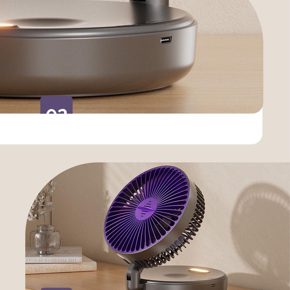 Portable Mini Fan USB Charging Air Circulation Fan Silent Turbo Fan  Household