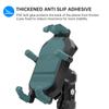 Motorcycle Phone Mount Holder Waterproof Motorcycle Cell Phone Holder Anti-theft 360 Degrees  Rotation Motorbike Rearview Mirror Mount for 3.5-6.5inch