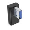 USB 3.0 Male To Female 90 Degree Right Angle Extension Adapter USB Upward Connector Data Sync for Laptop PC USB Fan