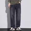 Autumn and Winter New Casual Trousers Men's Loose Straight Fleece Thickened American Wide-leg Pants Retro Jeans
