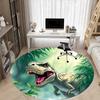 1pc Dinosaur, Prehistoric Chair Carpet for Office, Soft Comfortable Mat For Office, Living Room, Bedroom, Machine Washable Carpet yy251112085