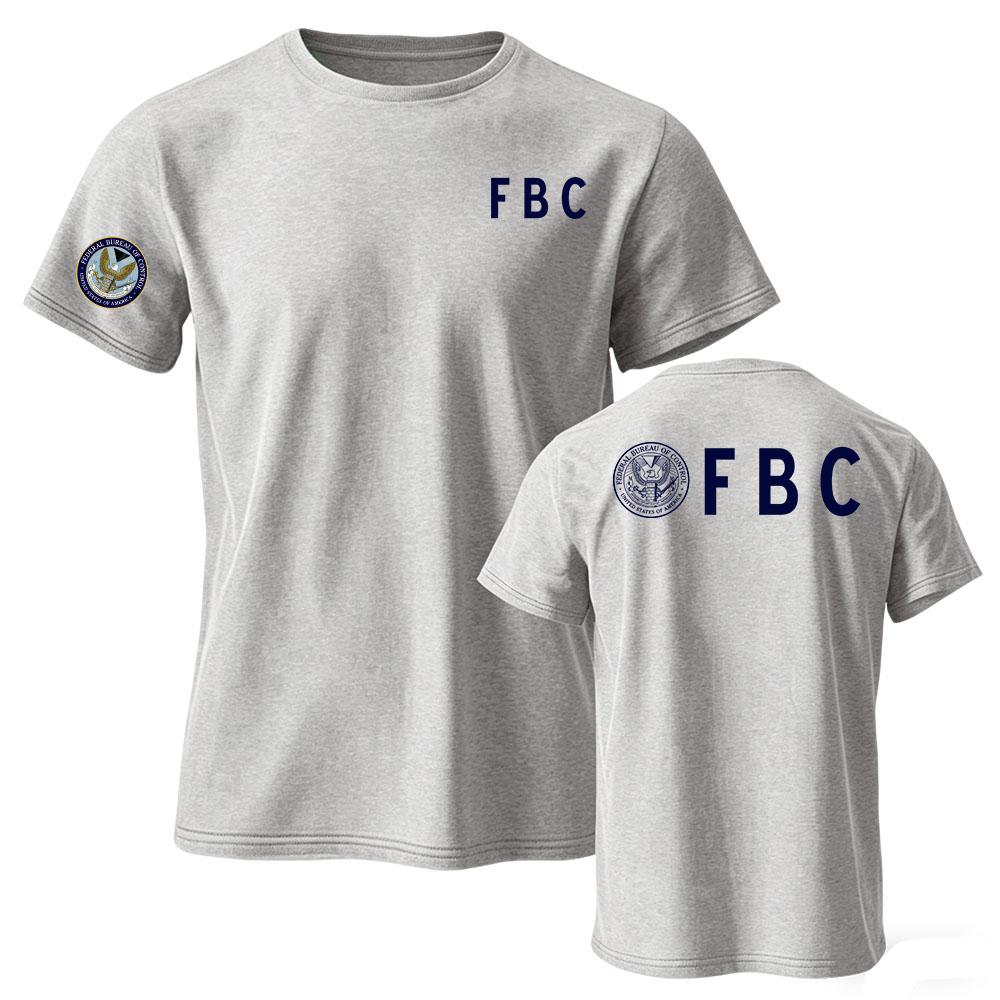 Unisex Streetwear FBC Federal Bureau of Control Tee Short Sleeve Loose O-neck T-shirt Fashion Summer Casual Male Tshirts Merch
