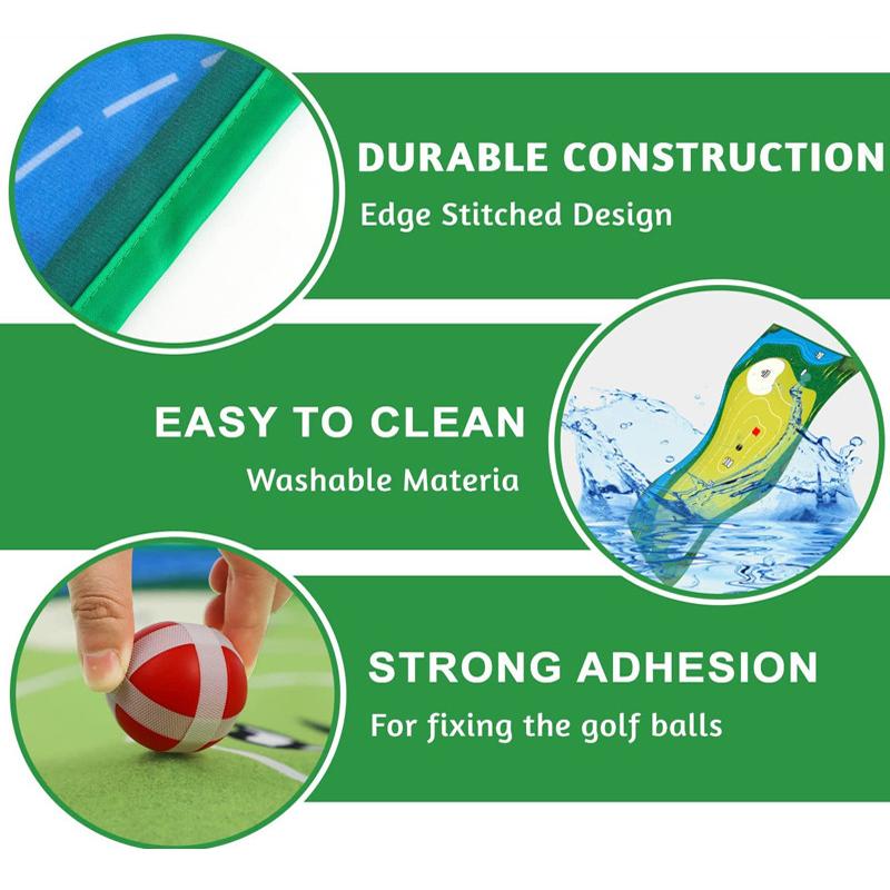 Gra w golfa w pomieszczeniu dla dorosłych i dzieci Zestaw do gry w golfa na luzie na polu golfowym