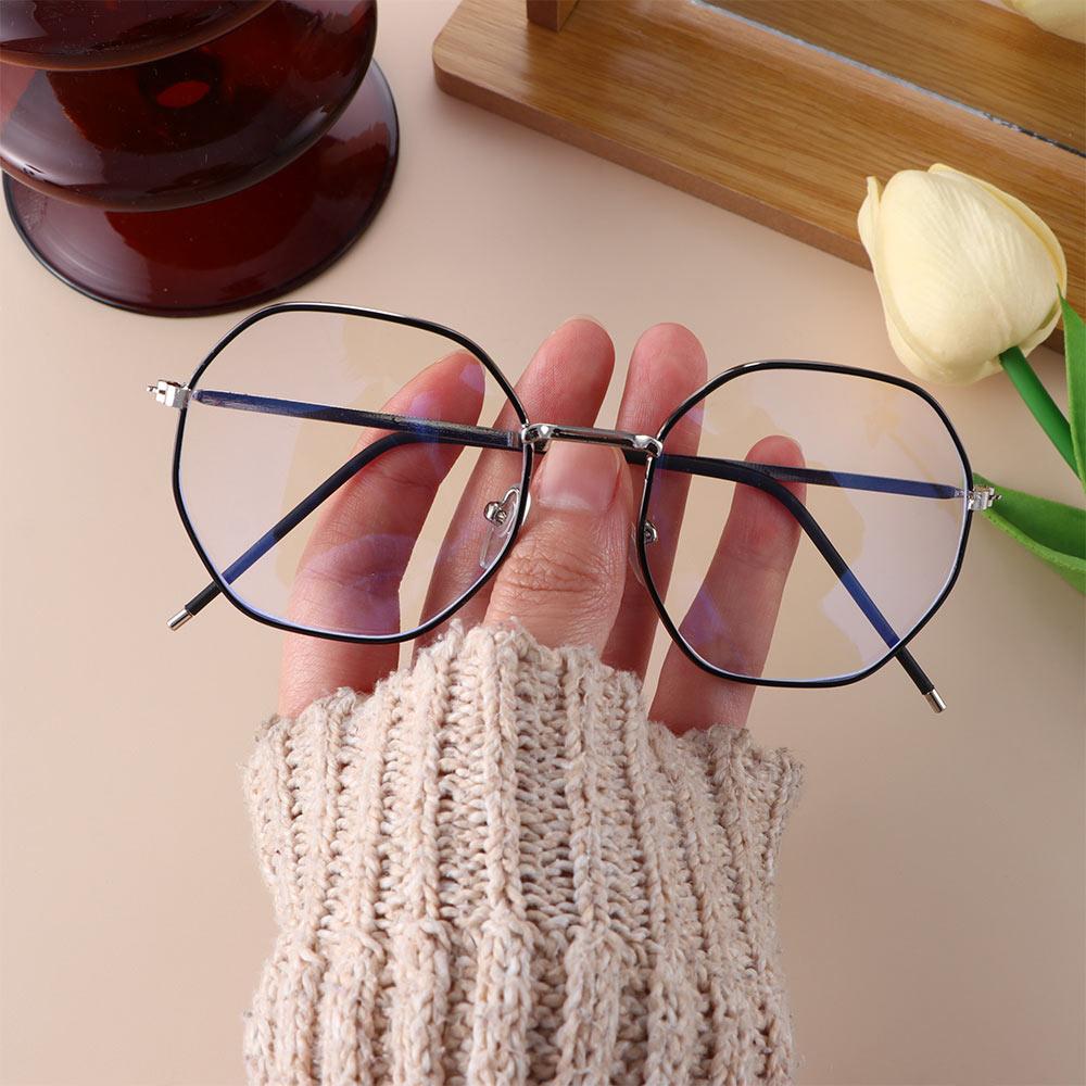 Shape Frame Hexagon Computer Glasses Korean Style Glasses Anti Blue Light Glasses Eye Protection
