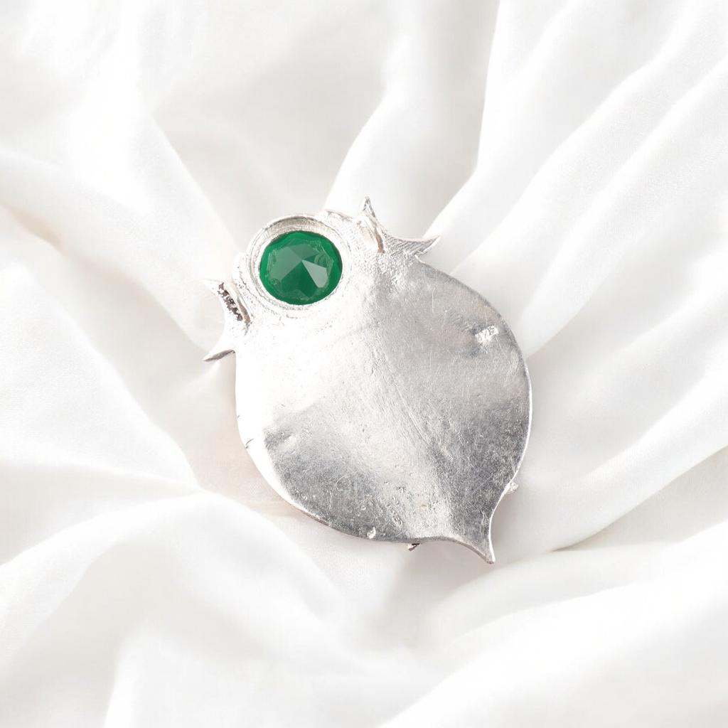 Natural Green Onyx 925 Sterling Silver Handcrafted Gift Pendant Jewelry For Her CP-22-20