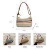 Fashion Women Summer Bohemian Straw Bag Woven Beach Crossbody Bag Shoulder Messenger Bag Girls Handbags Straw Bag Gifts