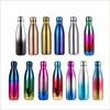 Borraccia da 500 ml in Acciaio Inossidabile 304 Placcato Gradiente, Borraccia Sportiva Termica a Vuoto Forma Cola Placcatura UV