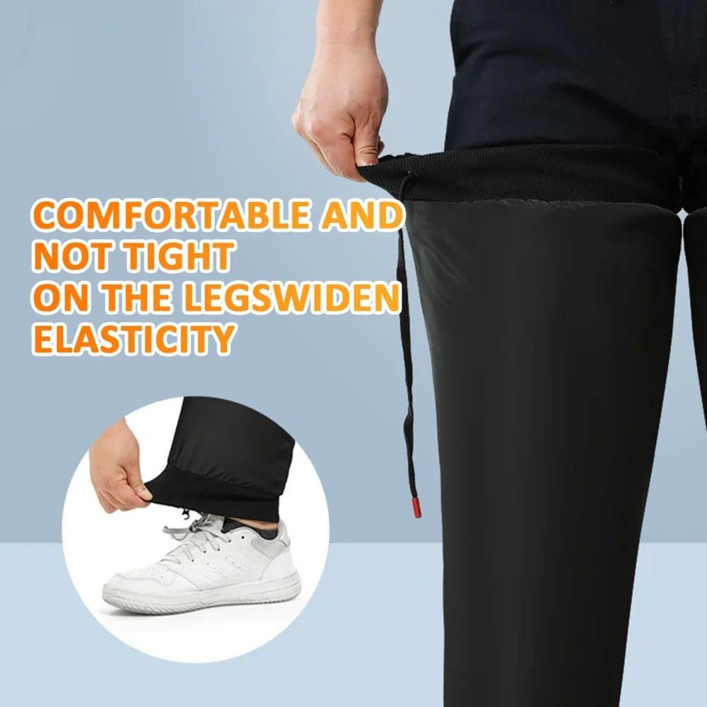 Fleece-lined Electric Vehicle Knee Pads Reflective Motorcycle Leg Warmer Warm Legs Sleeves  Outdoor