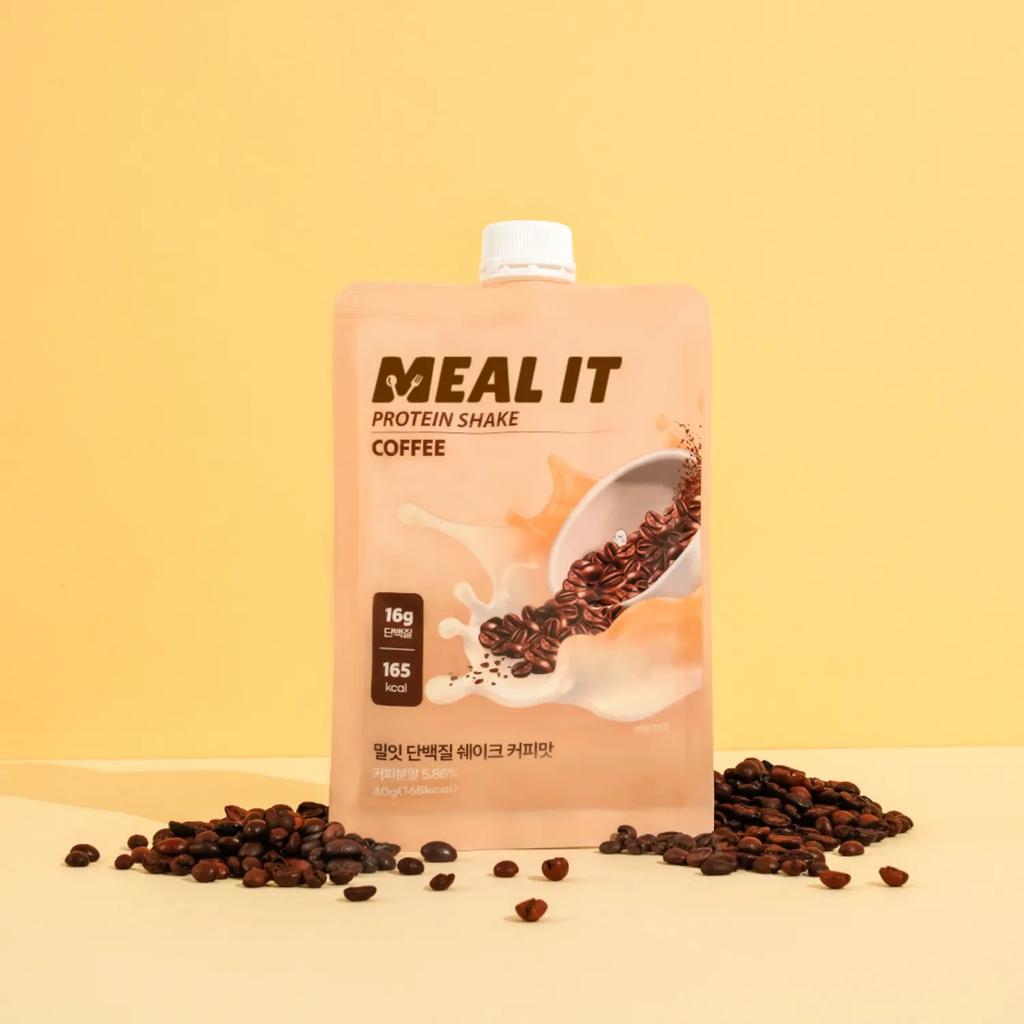 MEALIT Proteinový nápoj Kávová příchuť 40 g/3 sáčky