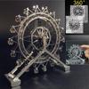 3D Metal Puzzle Ferris Wheel Architecture DIY Assemble Model Kits Laser Cut  Jigsaw Toy Gift