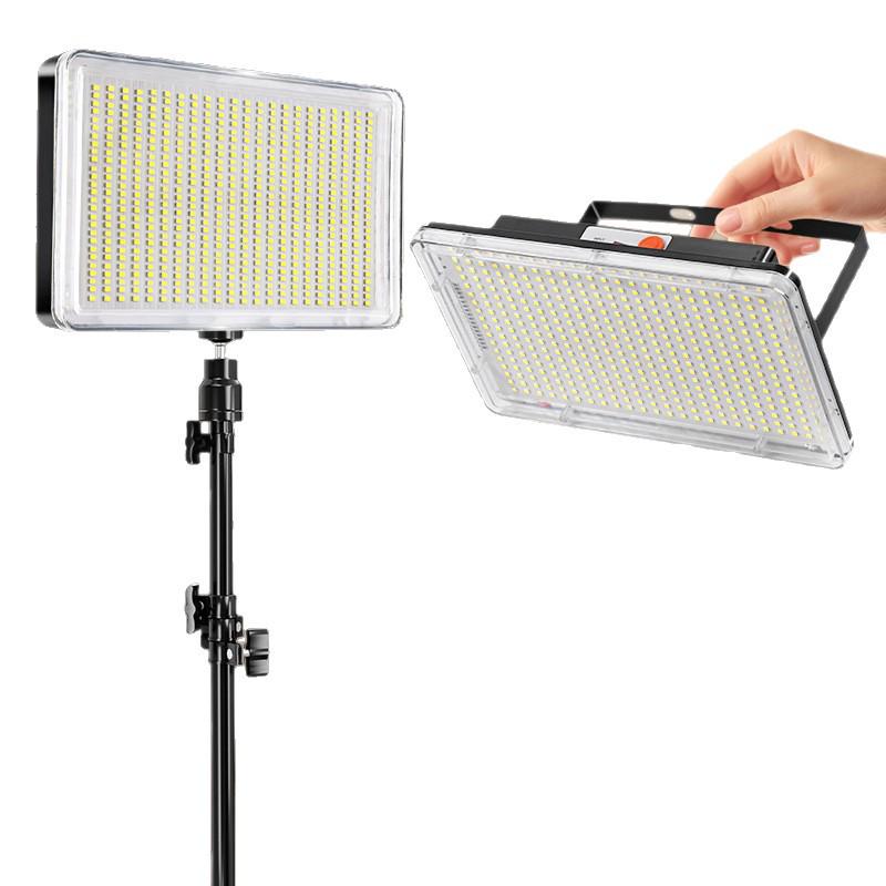Rechargeable Three-Speed LED Stall Lamp: Super Bright, Long Battery Life, Dimmable Night Market Emergency Light for Outdoor Use.