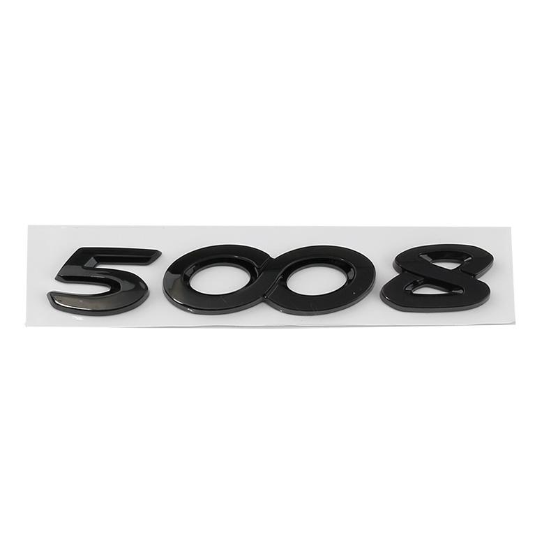Car Rear Trunk Boot Letters Words Logo Replace Badge Emblem Decals Sticker For d444 2008 3008 4008 5008 Styling Accessories 444d
