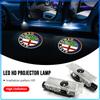 Für 147 159 156 Giulietta Giulia Mito Spider Alpha NKopfstütze 2 Stück LED Auto Tür Logo Emblem Willkommenslicht