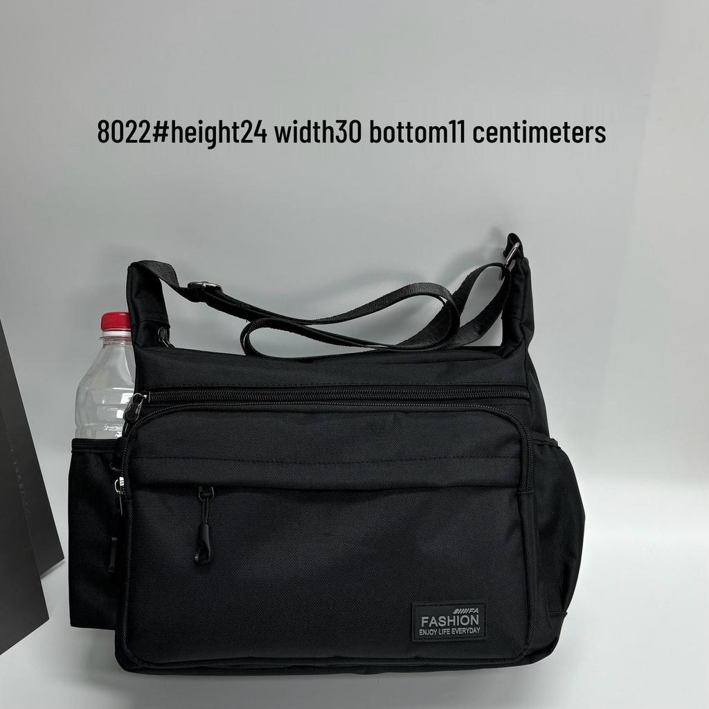 Men's Large Capacity Oxford Cloth Shoulder Bag for Travel and Work