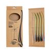 5 Pcs/set 304 Stainless Steel Tea Drinking Straws Spoon Yerba Mate Tea Filter Reusable Bombilla Gourd Tea Tools Bar Accessories