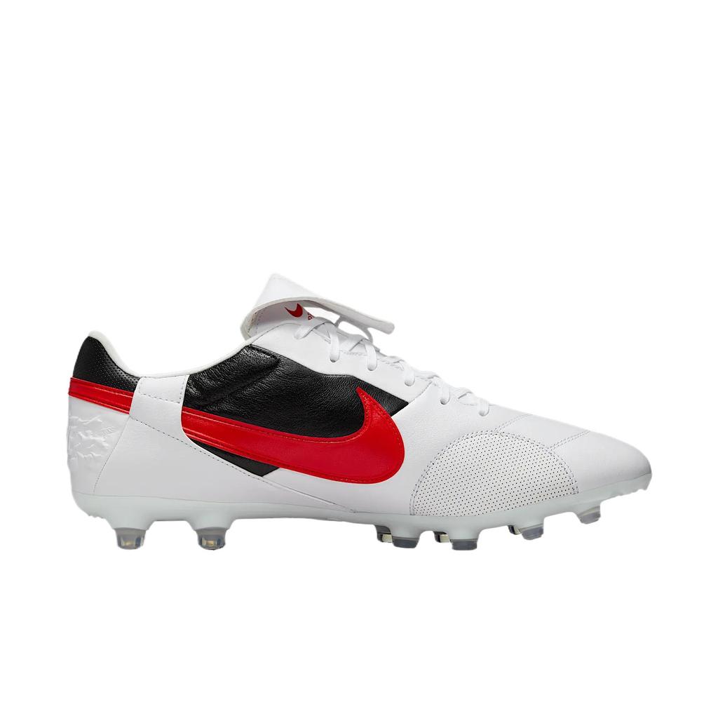 Nike Premier 3 Bequeme Modische Hautfreundliche Weiche Leder Fußballschuhe Herren Fußballschuhe Weiß HM0265-101