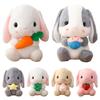 Cute Cartoon Clover Bunny Plush Toy Wholesale Easter Doll With Customizable Design Rabbit Stuffed Animal Gift Characters)