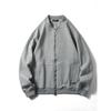 American Retro Knitted Baseball Jacket for Men, Autumn and Winter Zip-Up Sweatshirt, Export Quality Sports Casual Jacket