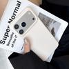 Litchi Leather Texture Solid Color Phone Case For iPhone 17 Air 16 15 14 13 12 11 Pro Max Plus Business Shockproof Cover