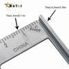 Carpenter Straight Ruler Aluminum Alloy Speed Protractor Miter 3 Right Angles Scriber Saw Guide Rail Set Square Hand Tool