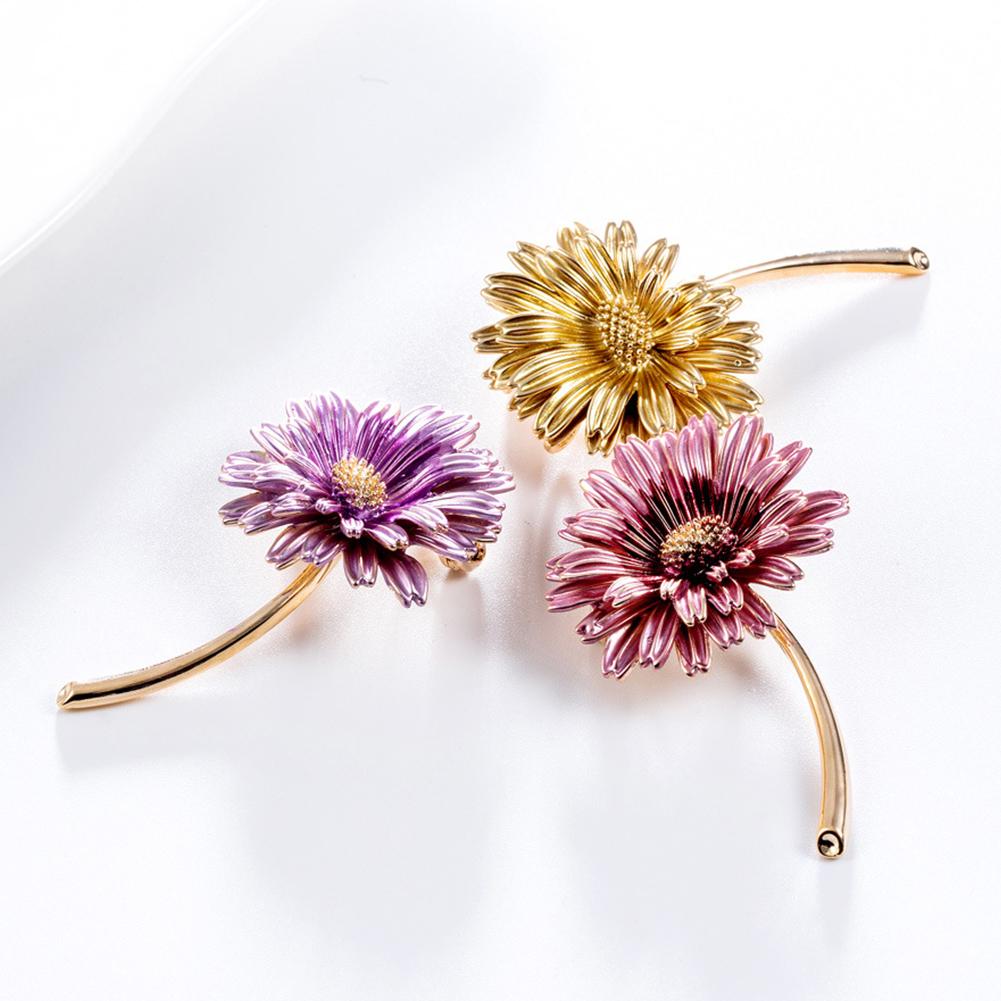 Damen Mode Süße Sonnenblume Legierung Brosche Schick Einzigartige Dekoration