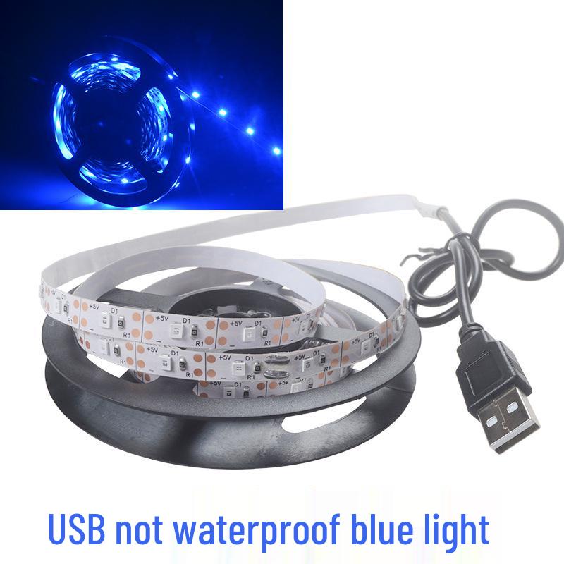 Dimmable USB 5V LED Light Strip with Adhesive Backing for Painting Toys