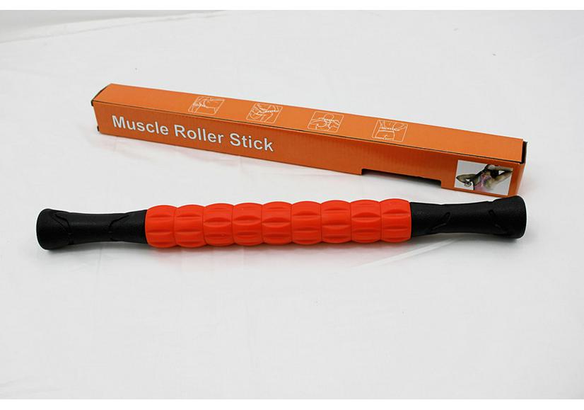 Muscle Relaxation Yoga Massage Roller - Multifunctional Fascia & Slimming Stick красный