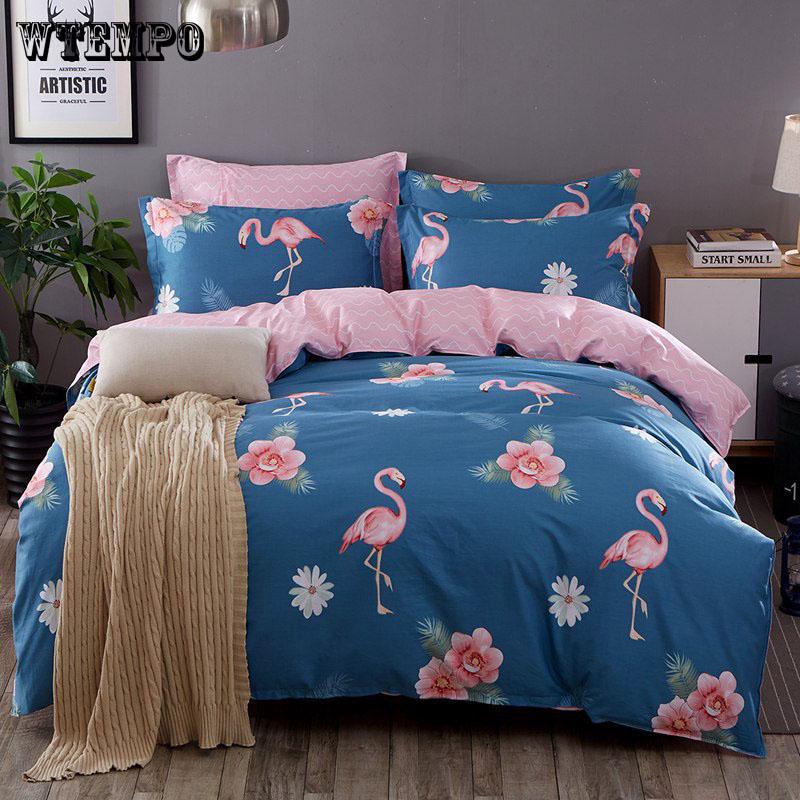 Sunflower Bedsheet Pillowcase Duvet Cover Sets 100% Cotton Bedlinen Size Bedding Set