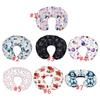 U-Shape Flower Elastic Maternity Baby Breast Feeding Nursing Pillow Cover Case