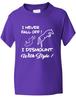 Funny Kids T-Shirt I Never Fall Off My Horse I Dismount Pony Riding Age 1-13Will Open In a New Window or Tab