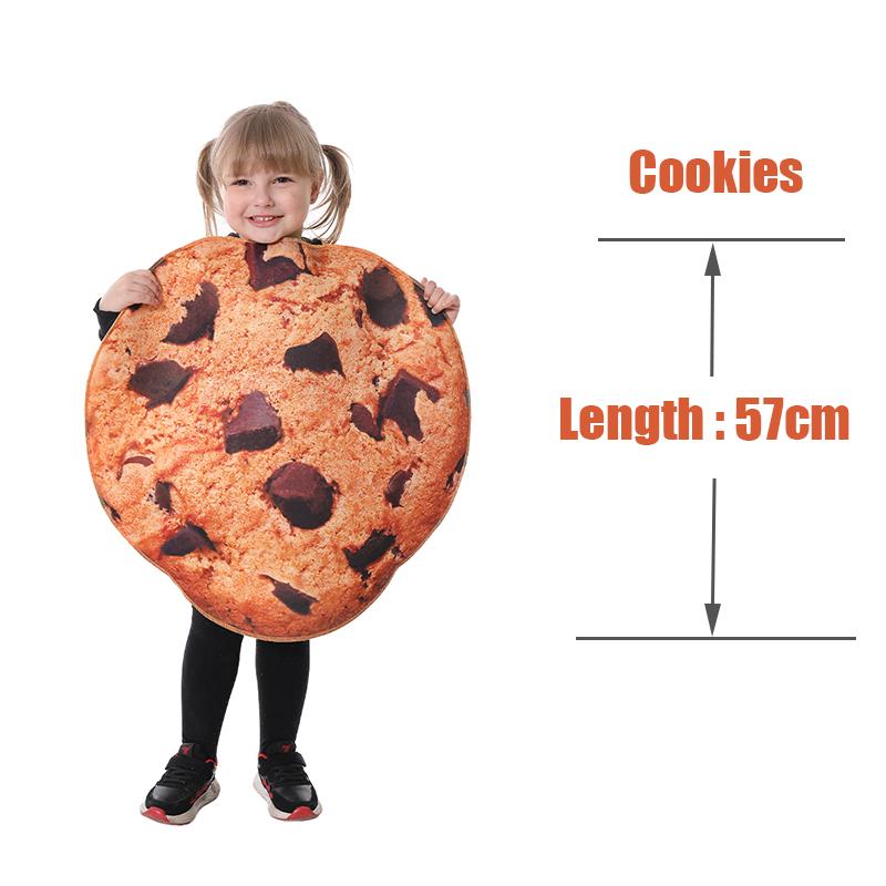 Coole Kinderkostüme Kinder Essen Lustiges Kostüm für Purim Karneval Jungen Hot Dog Cosplay Pizza Milch und Kekse Kostüm