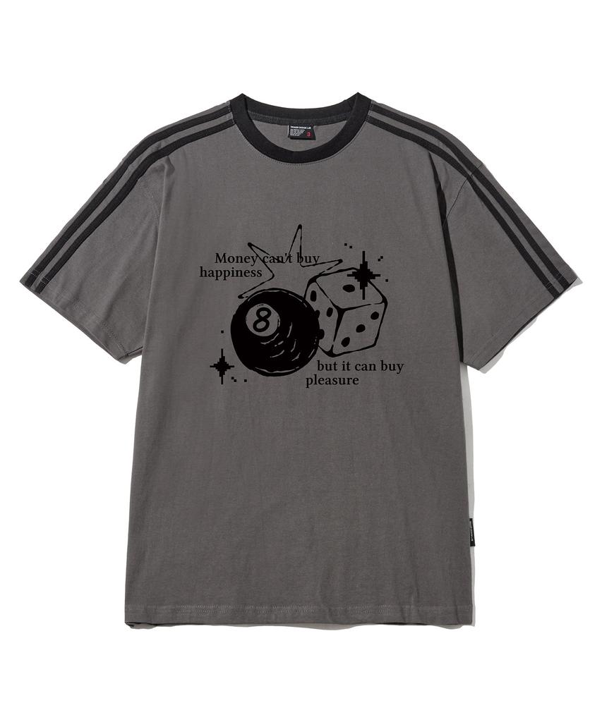 ELIMENO El Gamble Track Line Short Sleeve T-Shirt 5 Colors (Type B)