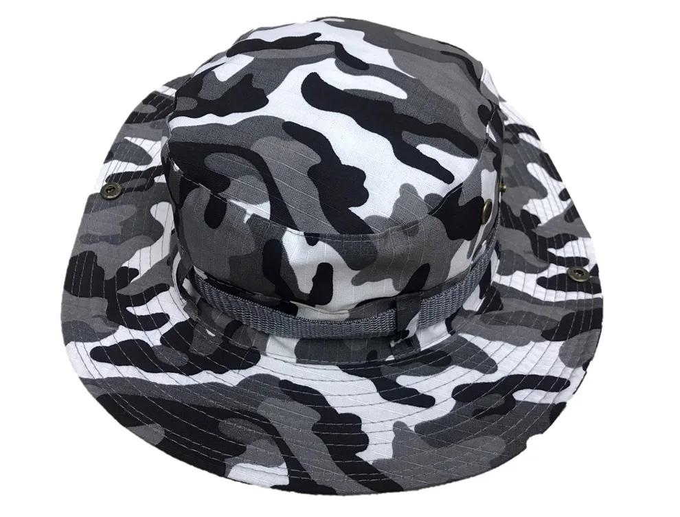 Men & Women Sun Hat Wide Brim Breathable Fishing Cap Men's Bucket Hats Hiking Jungle Hat Summer Outdoor Camo Caps