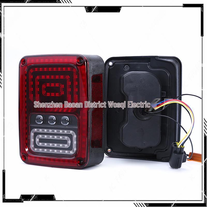 LED Headlights & Piranha Taillights for Jeep Wrangler - Car Light Modification