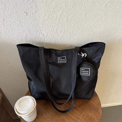 Fashionable Nylon Cloth Bag for Women New Women's Shoulder Bag Trendy and Fashionable Large Capacity Hand Tote Bag
