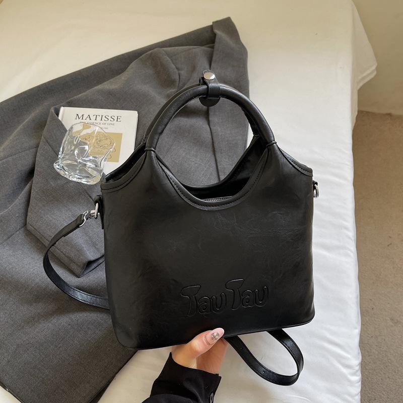 Осень новая ретро сумочка женская модная сумка-ведро простая высокоценная женская сумка-мессенджер для通勤