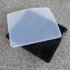Silicone Butter Mold Tray with Lid, Rectangle Mold Tray for Butter, Pudding, Soap, Chocolate, Cheesecake, Ice Cube Bar (Black with transparent lid)