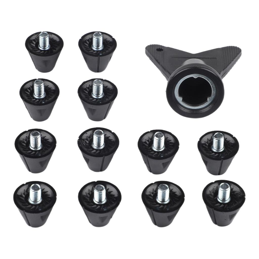 Sustainable Material Football Boot Studs Pack Of 12 Ideal For Active Users