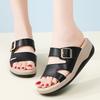 Women Summer Elevator Platform Slippers Sandals Outdoor Dressy Open Toe Casual Girls Big Size Black Sandals