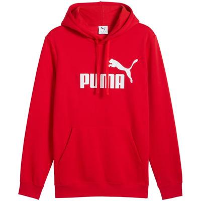 PUMA Ess No 1 Logo Hoodie 40% Cotton Blend Red