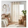 Voile Curtain - EDEN - Pandore - Sand - 140x240 Cm - 8 Eyelets