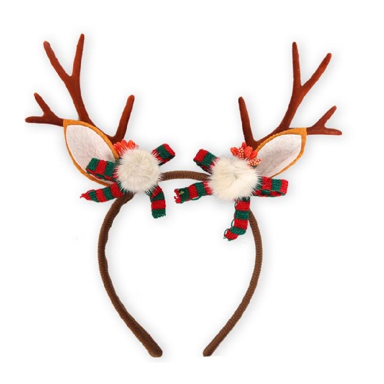 Children Christmas Ears Headbands Masquerades Halloween Hair Hoop for Kids Teens and Adults