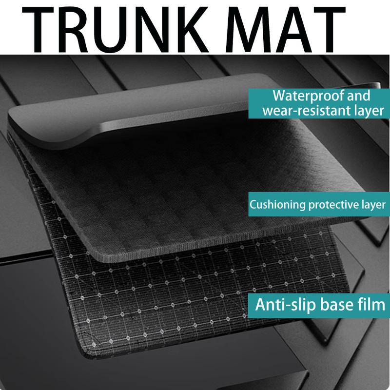 For Zeekr X 2023~2026 2024 2025 Car TPE Waterproof Trunk Mat Trunk Cover Anti- Scratch Protection Interior Accessories