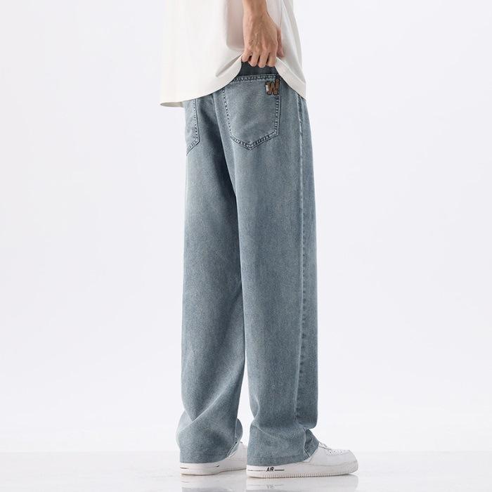 Jeans Men's Loose Straight Summer Thin Cool Trousers